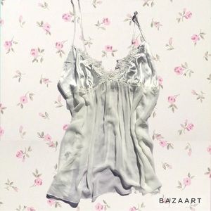 Linea Donatella Baby Doll Beaded Sequins Top